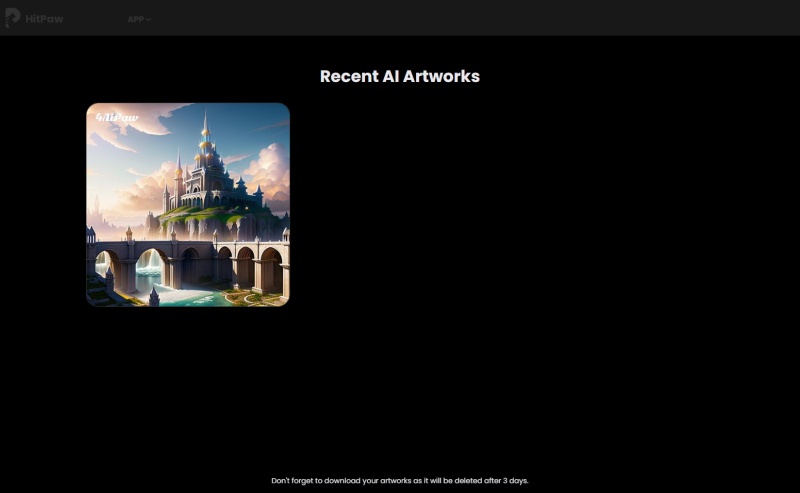 generatore di ai art HitPaw