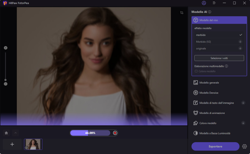 avvia l'elaborazione e lascia che l'AI faccia il suo lavoro