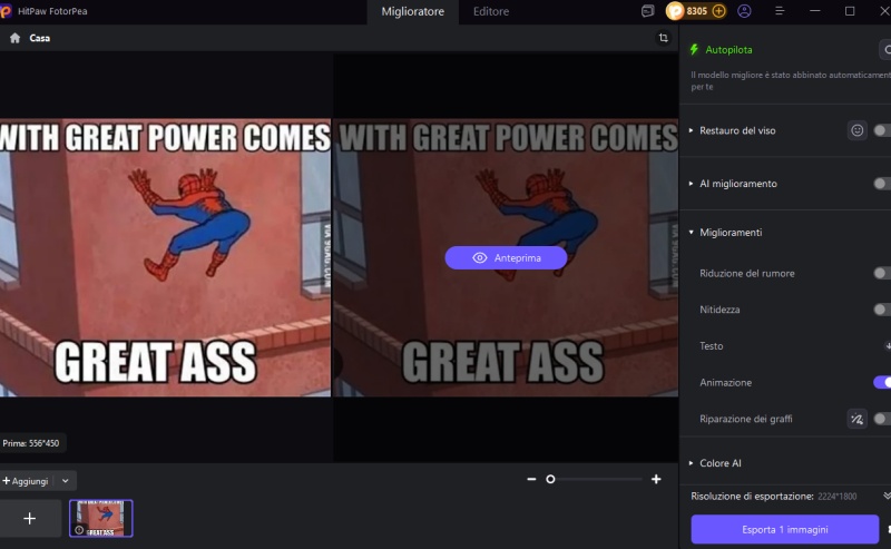 migliorare spiderman meme