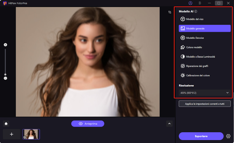 miglioratore di immagini Photoshop