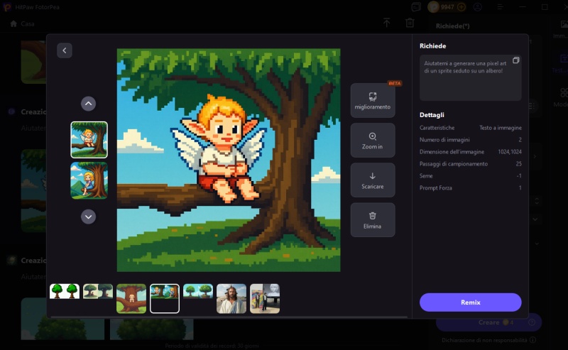 generatore sprite sheet AI