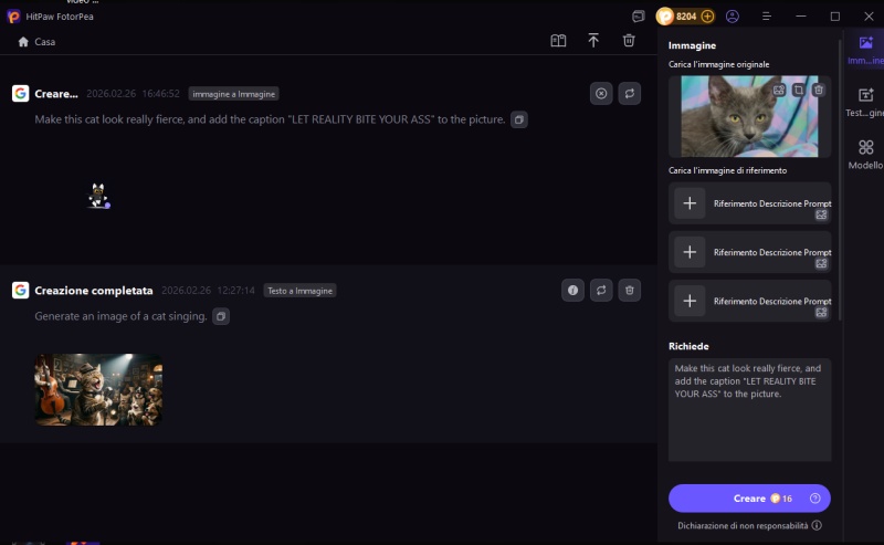 genera il gatto arrabbiato
