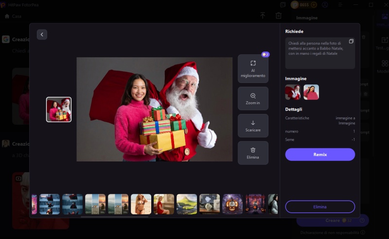 risolto generare foto con santa