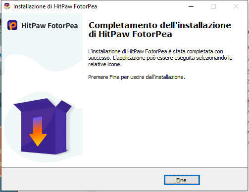 finish hitpaw photo ai installation
