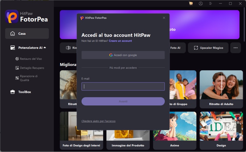 hitpaw photo ai register