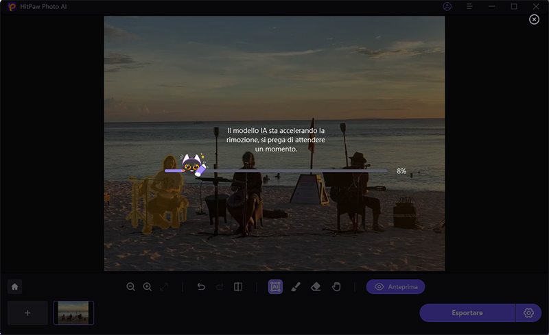 remove people from photos ai with hitpaw photo ai