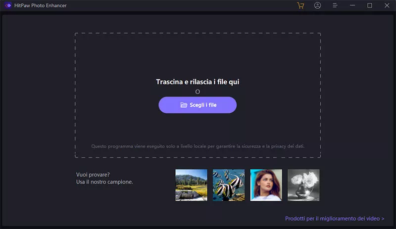 utilizzare hitpaw per migliorare la foto