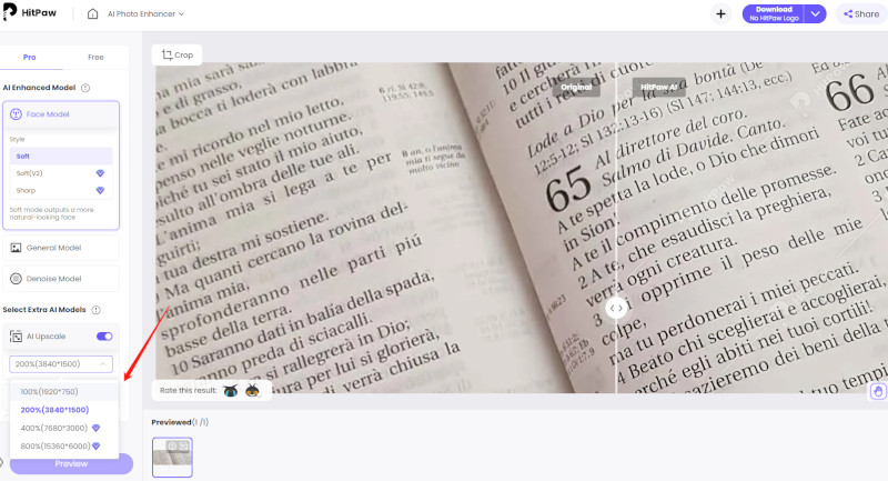 sfocatura dell'immagine del testo