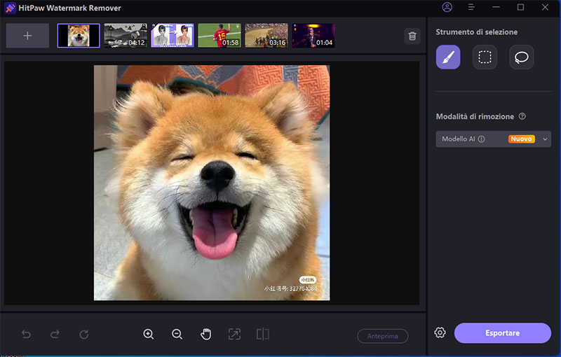 come rimuovere il filtro dalla foto
