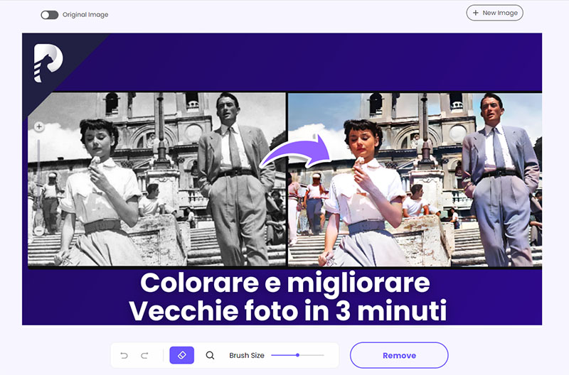 Rimuovere Filigrana Online con HitPaw Online Tools