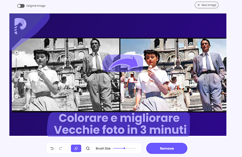 Rimuovere Filigrana Online con HitPaw Online Tools