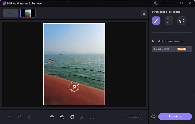 how to get rid of watermark from images with HitPaw watermark remover delete watermark from image
