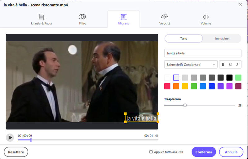 add text watermark to a video in hitpaw video converter