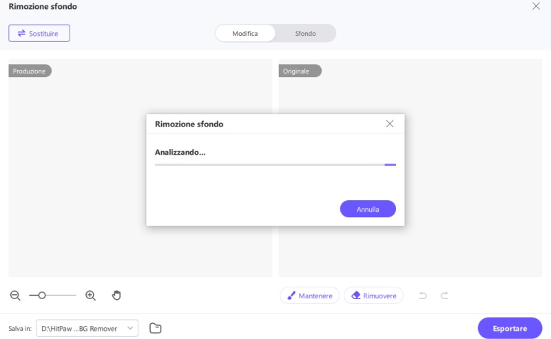 rimuovere lo sfondo in canva