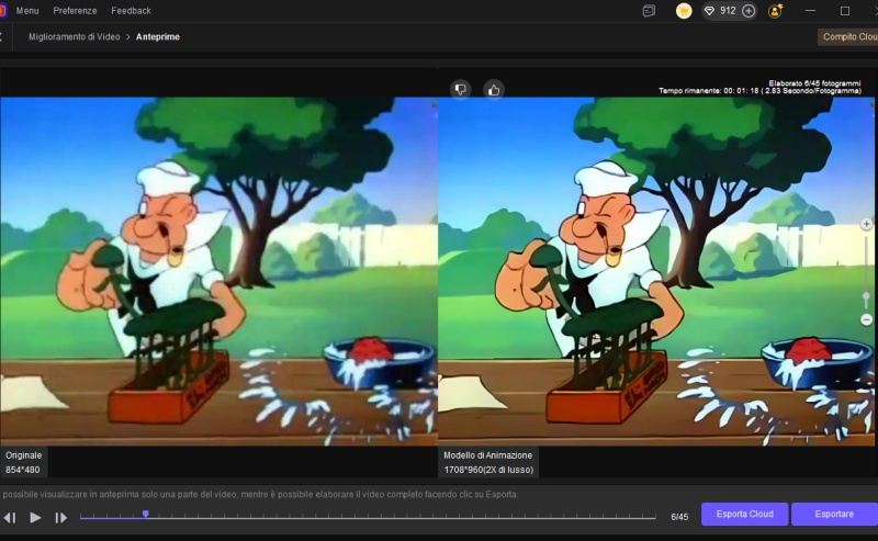AI models for video enhance