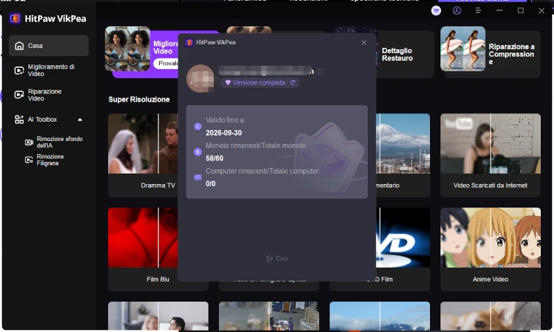 hitpaw video enhancer register
