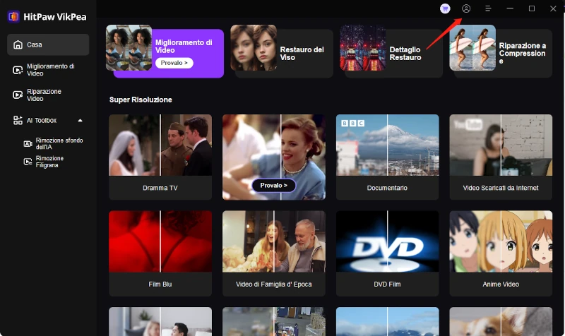 hitpaw video enhancer register