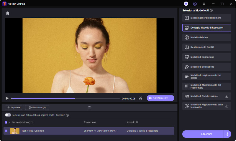 HitPaw ripara il video fuori fuoco