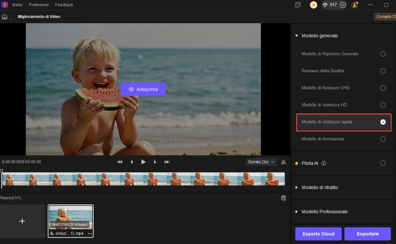 hitpaw vikpea fast sharpen model