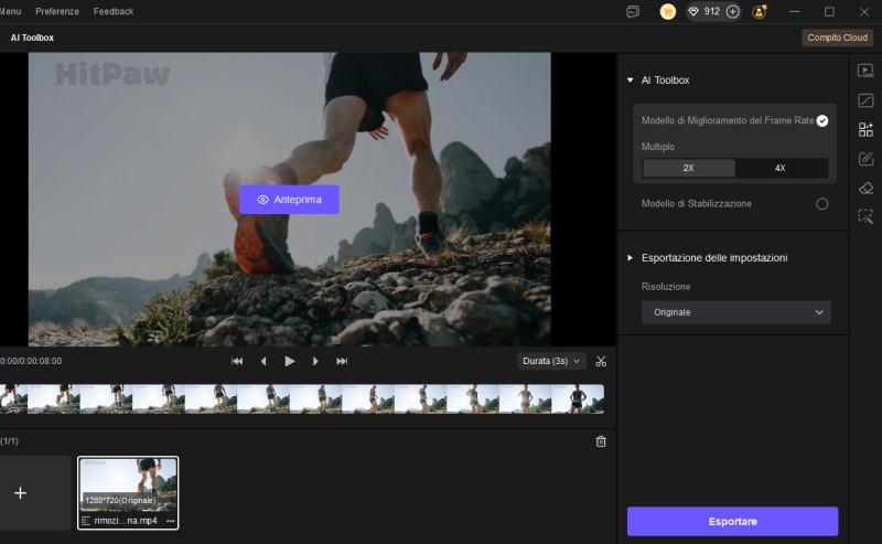 Il miglior strumento di interpolazione dei fotogrammi video AI