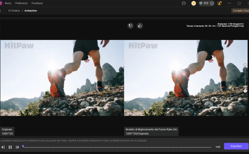 Il miglior strumento di interpolazione dei fotogrammi video AI