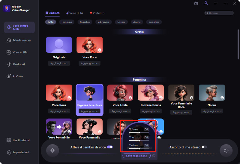 Select Voice Effects