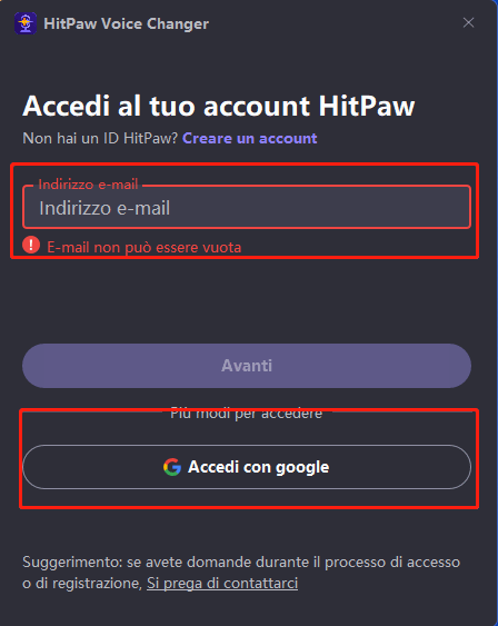 complete registration of HitPaw Voice Changer