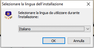 avvia l'installazione