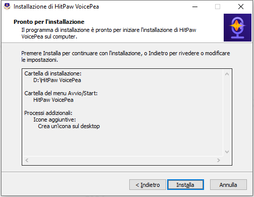 installa HitPaw VoicePea