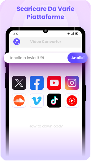 scaricare da più piattaforme sull'app vc