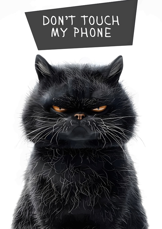 don't touch my phone