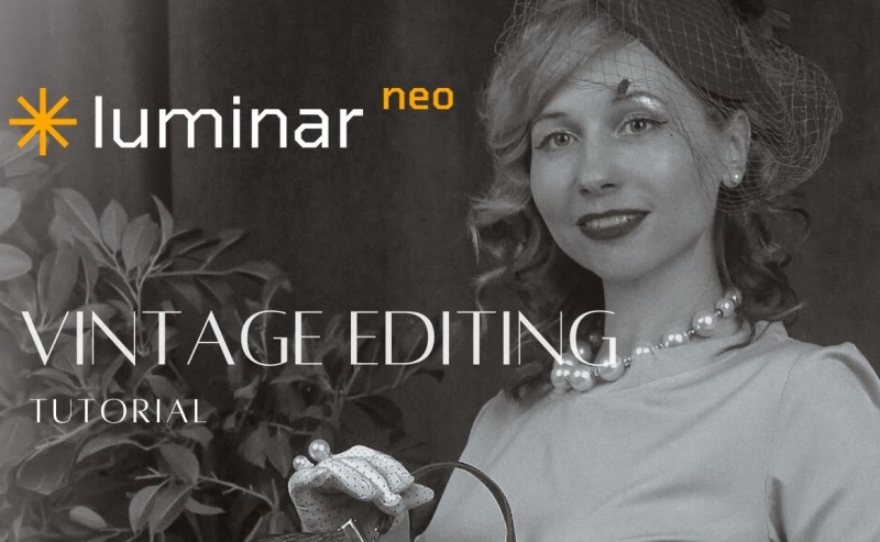 luminar foto vintage