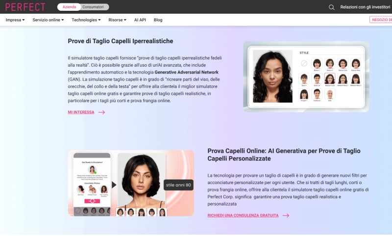 simulatore taglio capelli