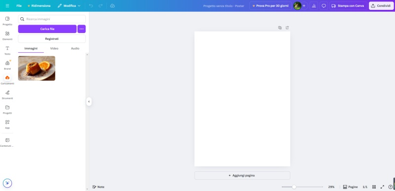 sfocare i bordi della foto