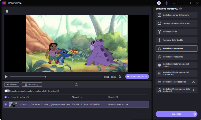 seleziona un modello IA